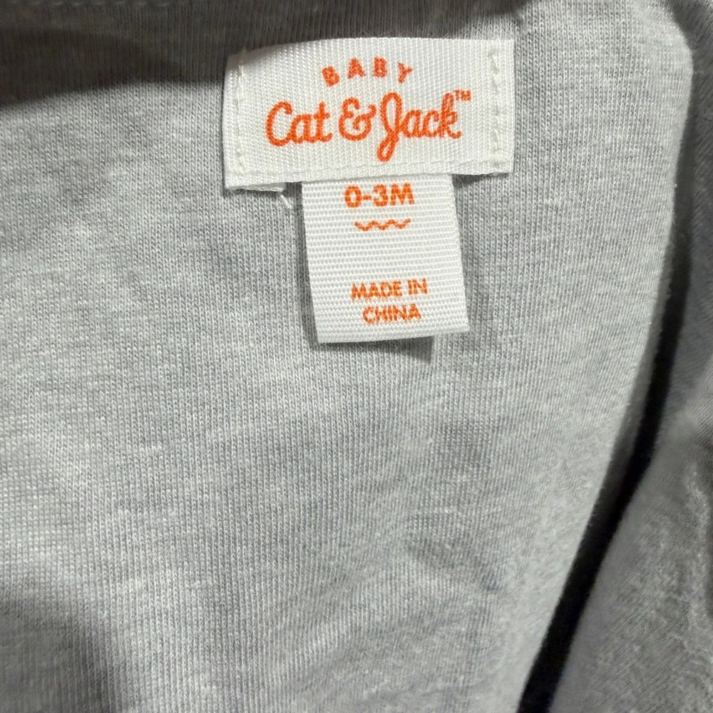 Cat & Jack Windbreaker Jacket Boys 0-3M Blue Colorblock Sporty EUC